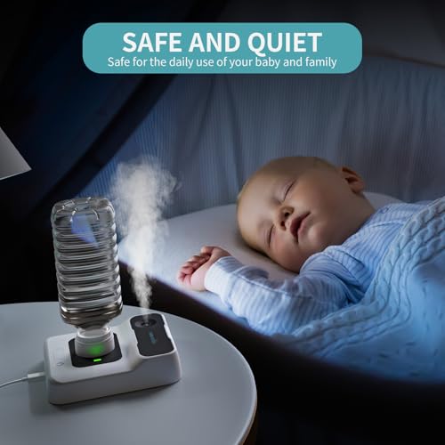 Portable Mini Cool Mist Humidifier for Bedroom Office Travel