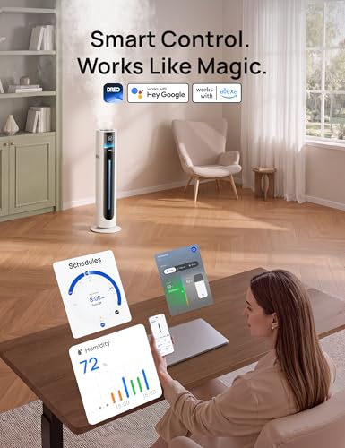 Smart Humidifier 11L Large Room Cool Mist with App and Remote Control