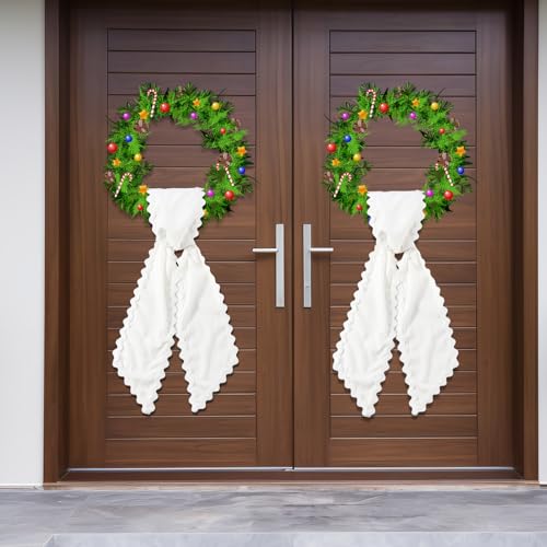 Blank Wreath Sash with Ric Rac Trim for Monogram Embroidery