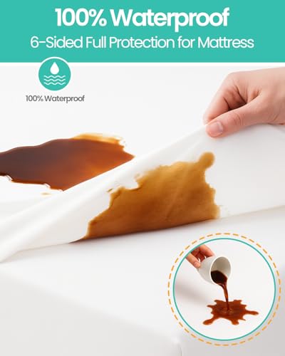 Twin XL Mattress Protector 39"x80" Waterproof Soft Breathable