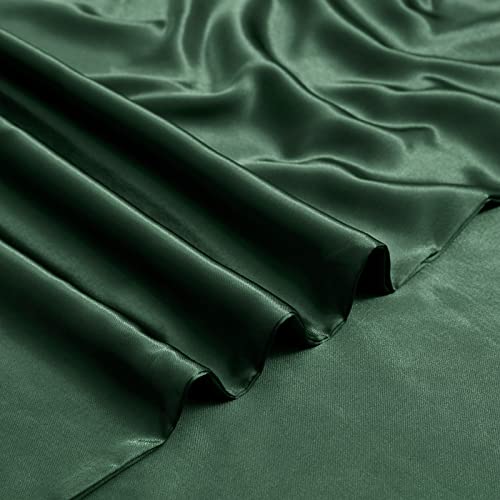 Satin Duvet Cover for Weighted Blanket, 60x80, Dark Green