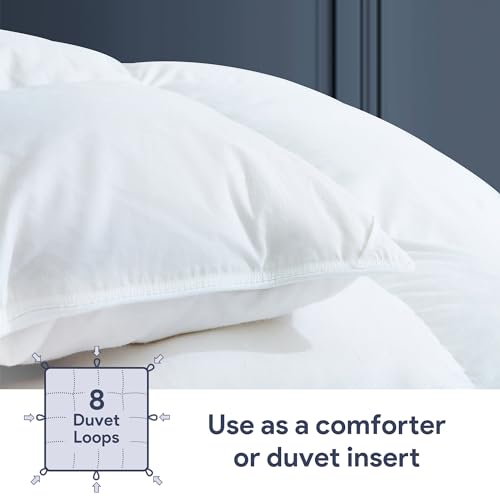 Maple&Stone Queen Feather Down Comforter - All-Season Duvet Insert