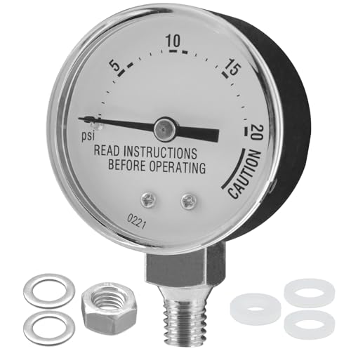 Pressure Canner Gauge Replacement for Steam Cookers 0-20 PSI