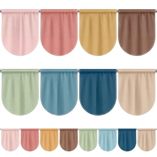 8 Pcs Boho Classroom Curtains, Growth Mindset Window Panels for Kids Room