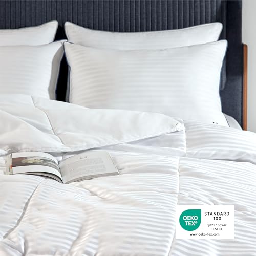 Bedsure King Size Duvet Insert - Lightweight Down Alternative Comforter, White