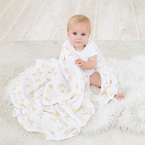 aden + anais Essentials Disney Cotton Muslin Swaddle Blankets (4-Pack)