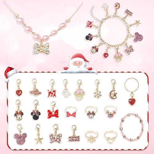 Kids DIY Jewelry Christmas Advent Calendar - 24 Day Holiday Countdown Set