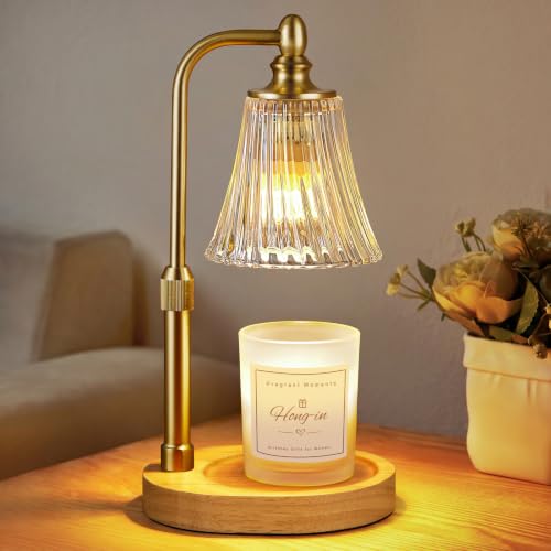 Adjustable Candle Warmer Lamp with Timer & Dimming Function