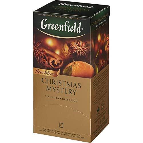 Greenfield Christmas Tea - Festive Herbal Infusion, 25 Count