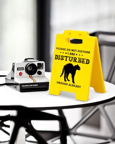 WDXDOWF Funny Office Desk Sign - Please Do Not Disturb Warning - Color-3
