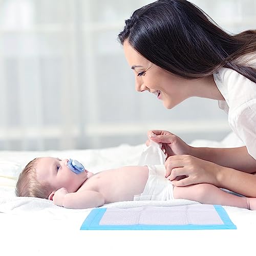 Disposable Baby Changing Pads 100 Pack Waterproof Underpads 17x13
