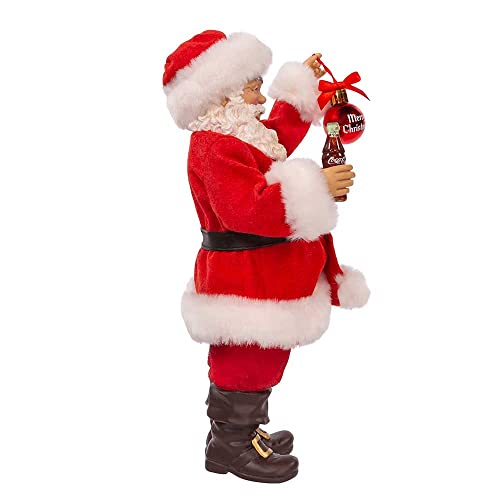 Coca-Cola Santa Ornament - 9.5 Inch Tabletop Figurine, Holiday Decor