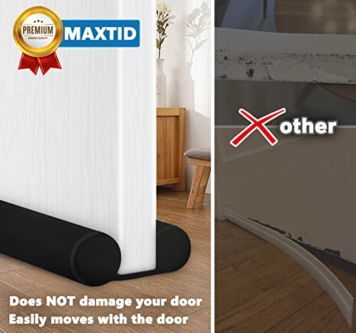 Double-Sided Under Door Draft Stopper 38" - Noise & Cold Air Seal Strip