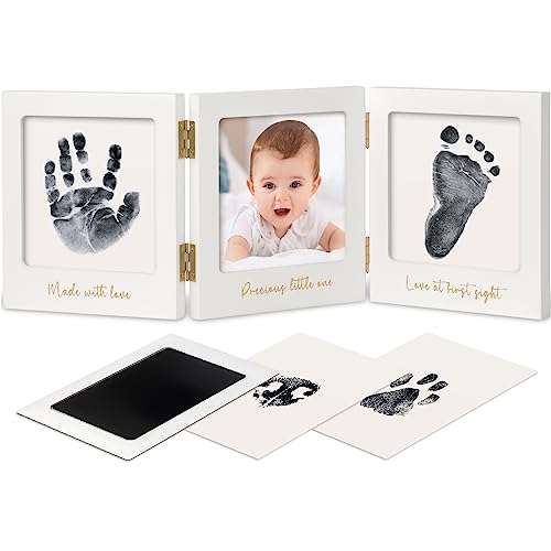 Inkless Baby Handprint and Footprint Picture Frame Kit - Newborn Keepsake