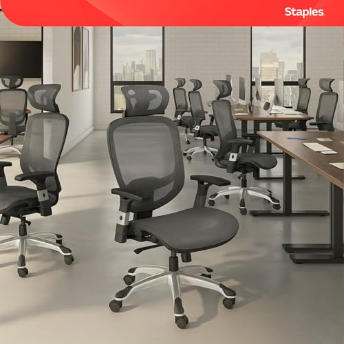 Ergonomic Mesh Office Chair with Lumbar Support and Adjustable Arms