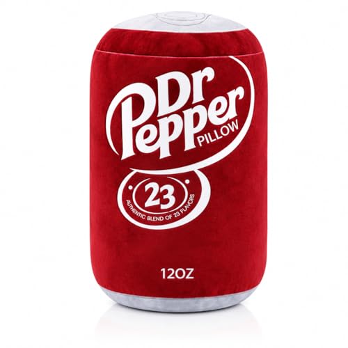 Soda Can Shaped Throw Pillow, Soft Novelty Plush Cushion for Home Decor