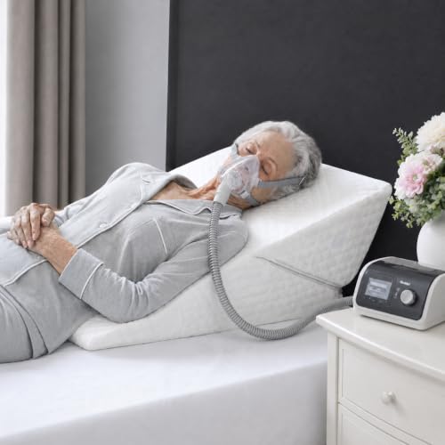 Adjustable Bed Wedge Pillow for Sleep Apnea & Chronic Pain Relief