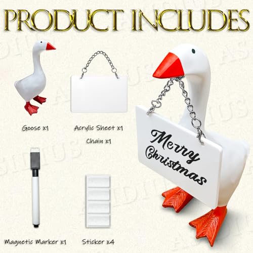 7-Inch Magnetic Desk Goose with Writable Memo Board and Organizer Set
