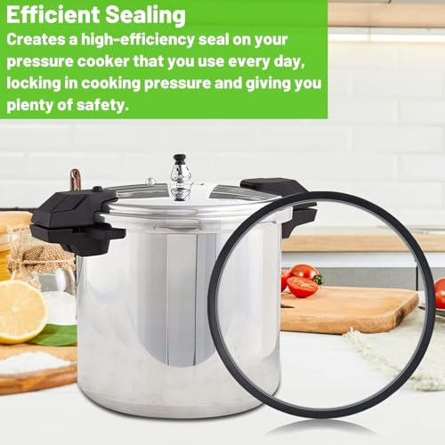 12.6-Inch Pressure Cooker Replacement Gasket for 12QT/16QT/22QT Models
