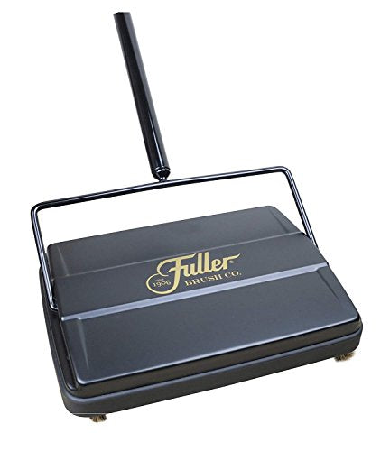 Electrostatic Carpet and Floor Sweeper - 9-Inch Lightweight Manual Cleaner