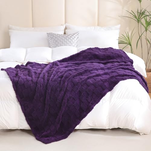 Super Soft Plush Microfiber Fleece Throw Blanket for Couch & Bed