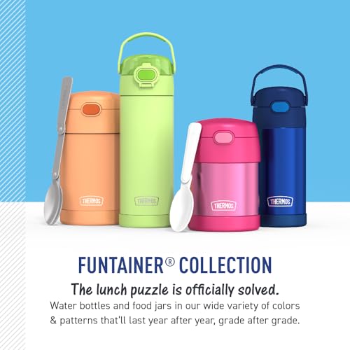 THERMOS FUNtainer 12oz Spider-Man Insulated Kids Water Bottle