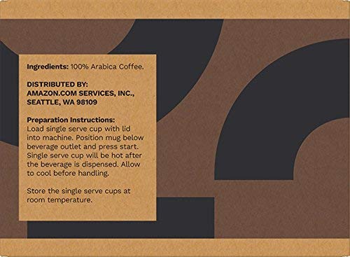 Solimo Dark Roast Coffee Pods 100 Count, 100% Arabica K-Cups