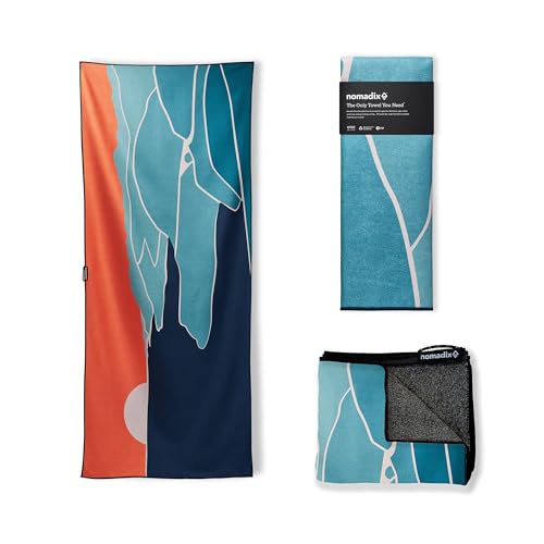 Recycled MicroTerry Beach Towel - Sand Resistant & Quick Dry Travel Towel