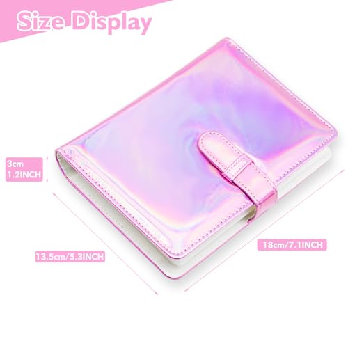 68-Pocket 4x6 Photo Album, Portable Vegan Leather Mini Photo Book