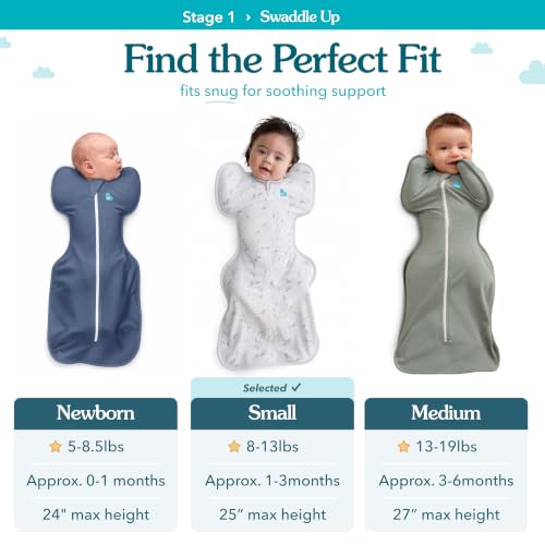 Love to Dream Swaddle UP Baby Sleep Sack - Small 8-13 lbs Gray