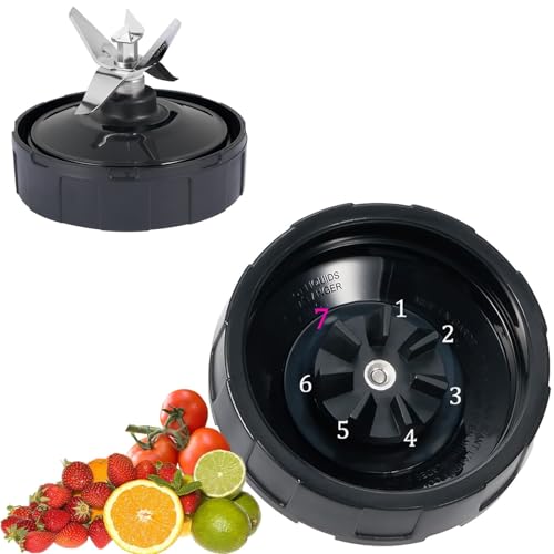 7-Fin Male Replacement Blender Blade, 4-Inch Diameter, BPA-Free