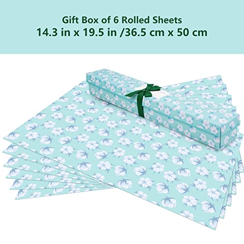 Scented Drawer Liners - Cotton Fragrance Paper Sheets, 6-Pack