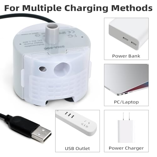 Cat Water Fountain Replacement Pump - Ultra-Quiet USB Motor (SMA-800)