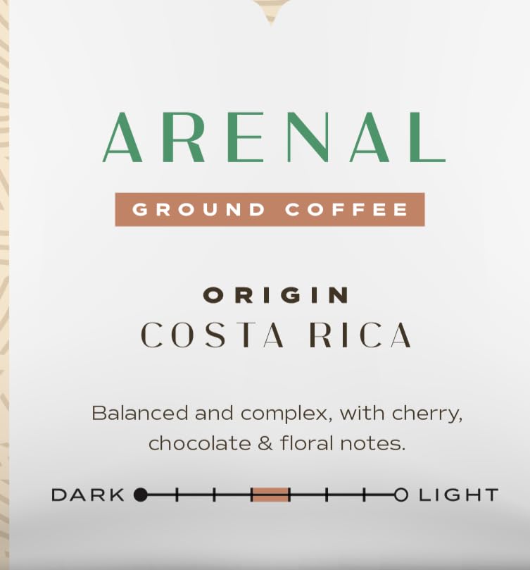 Buen Dia Coffee Co. Costa Rican Ground Coffee, 10 Ounce - Certified Organic, Fairtrade Coffee