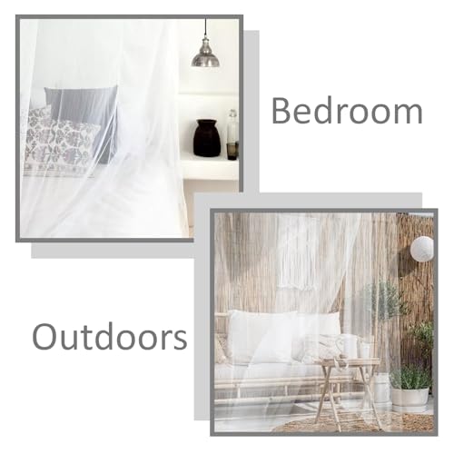 King Size Portable Mosquito Net Canopy for Bed & Patio - 79 x 79 Inch