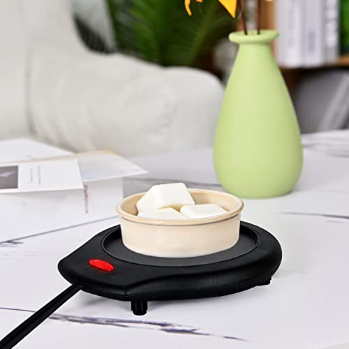 Electric Candle Warmer and Mug Warmer for Large Jars, Coffee, and Tea