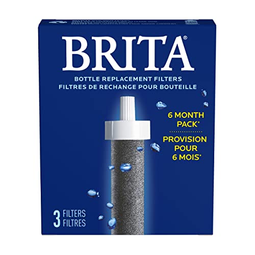 Water Bottle Replacement Filters 3-Pack - BPA-Free Filter Cartridges