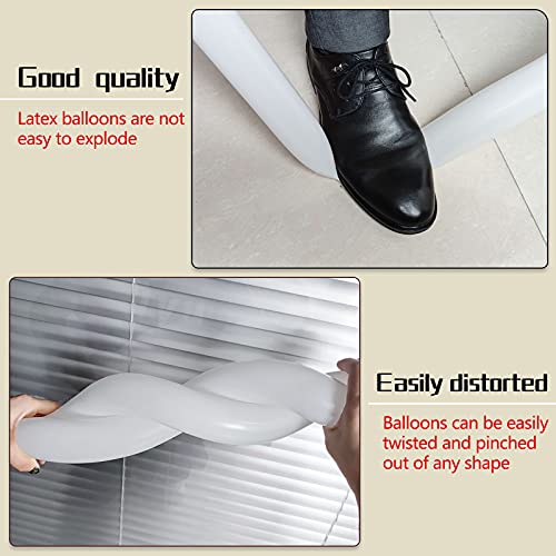 Clear 260 Long Skinny Latex Balloons for Animal Twisting 100 Pcs