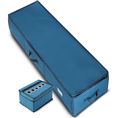 Wrapping Paper Storage Container for 40-Inch Rolls with Ribbon Dispenser