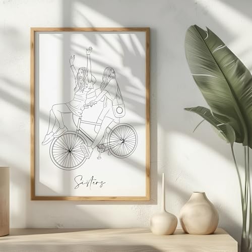 Custom Hand-Drawn Portrait Illustration from Your Photo