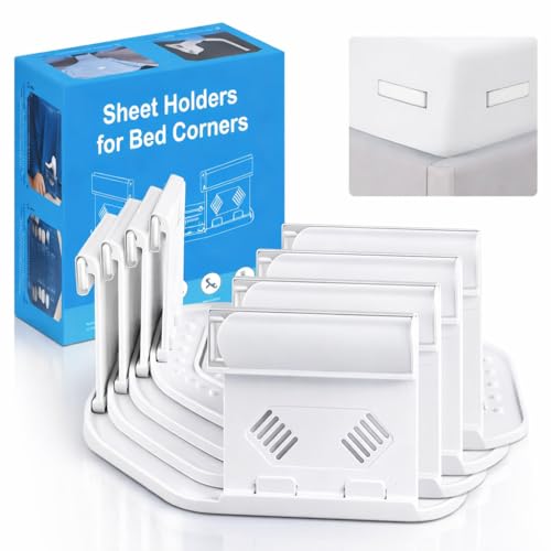 Fitted Sheet Holders - 4PCS Non-Slip Bed Sheet Grippers