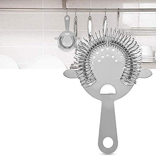 Stainless Steel Cocktail Strainers 2 Pack - Bar & Home Bar Tools for Ice & Fruit Filtration