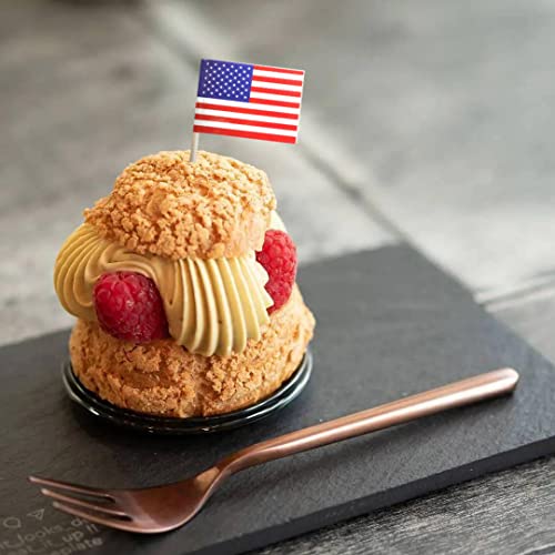 American Flag Toothpick Cocktail Picks - 100 Pack Party Food Toppers