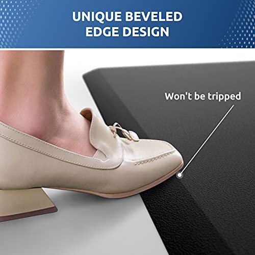 Anti-Fatigue Kitchen Mat - Cushioned Non-Slip Comfort Floor Mat, 17.3"x28"