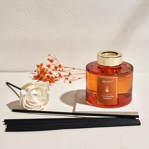 Flower Reed Diffuser Set, 150ml Freesia and Passion Fruit Scented Oil