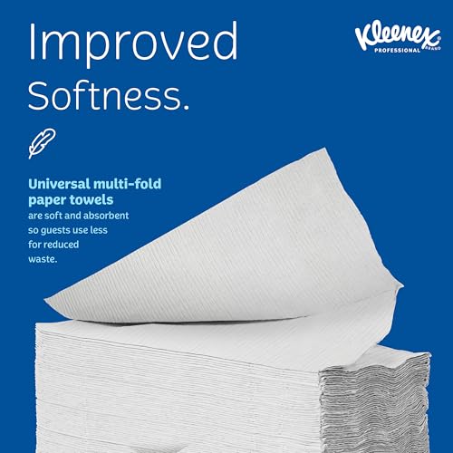 Multifold Paper Towels Bulk Case - Soft 1-Ply White Sheets (1,200 Count)