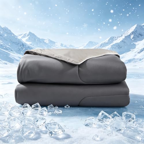 Cosybay Queen Cooling Comforter - Double-Sided Summer Blanket for Hot Sleepers