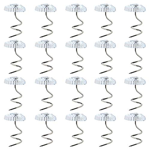 50 Clear Twist Pins for Upholstery & Slipcovers - Secure Fabric
