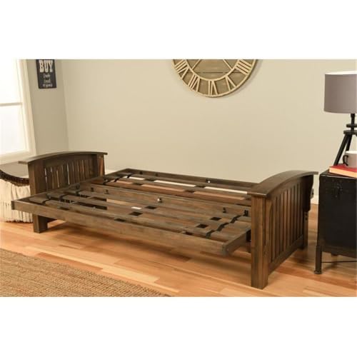 Queen Size Solid Hardwood Futon Frame and Mattress Set