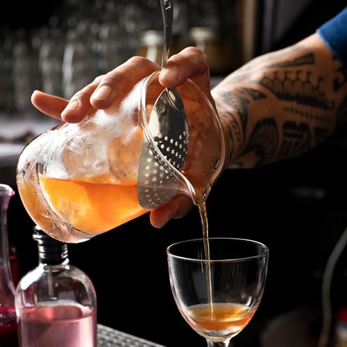 Cocktail Kingdom Premium Julep Strainer Stainless Steel Mirror Finish - Vintage 1930s Design